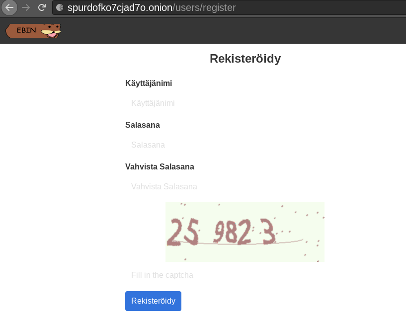 Spurdomarket Darknet Market